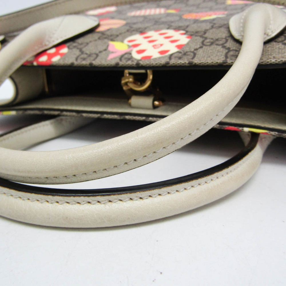 GUCCI Brown Leather Heart Shoulder Bag - Picture 11 of 16